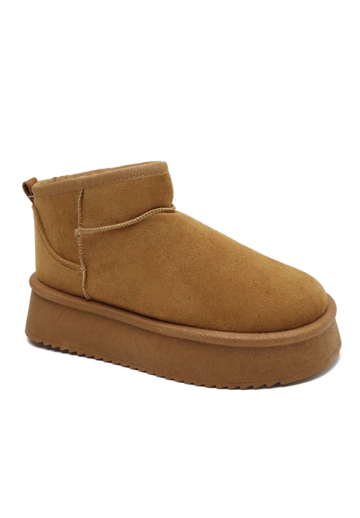 Comfy Boots Platform Camel